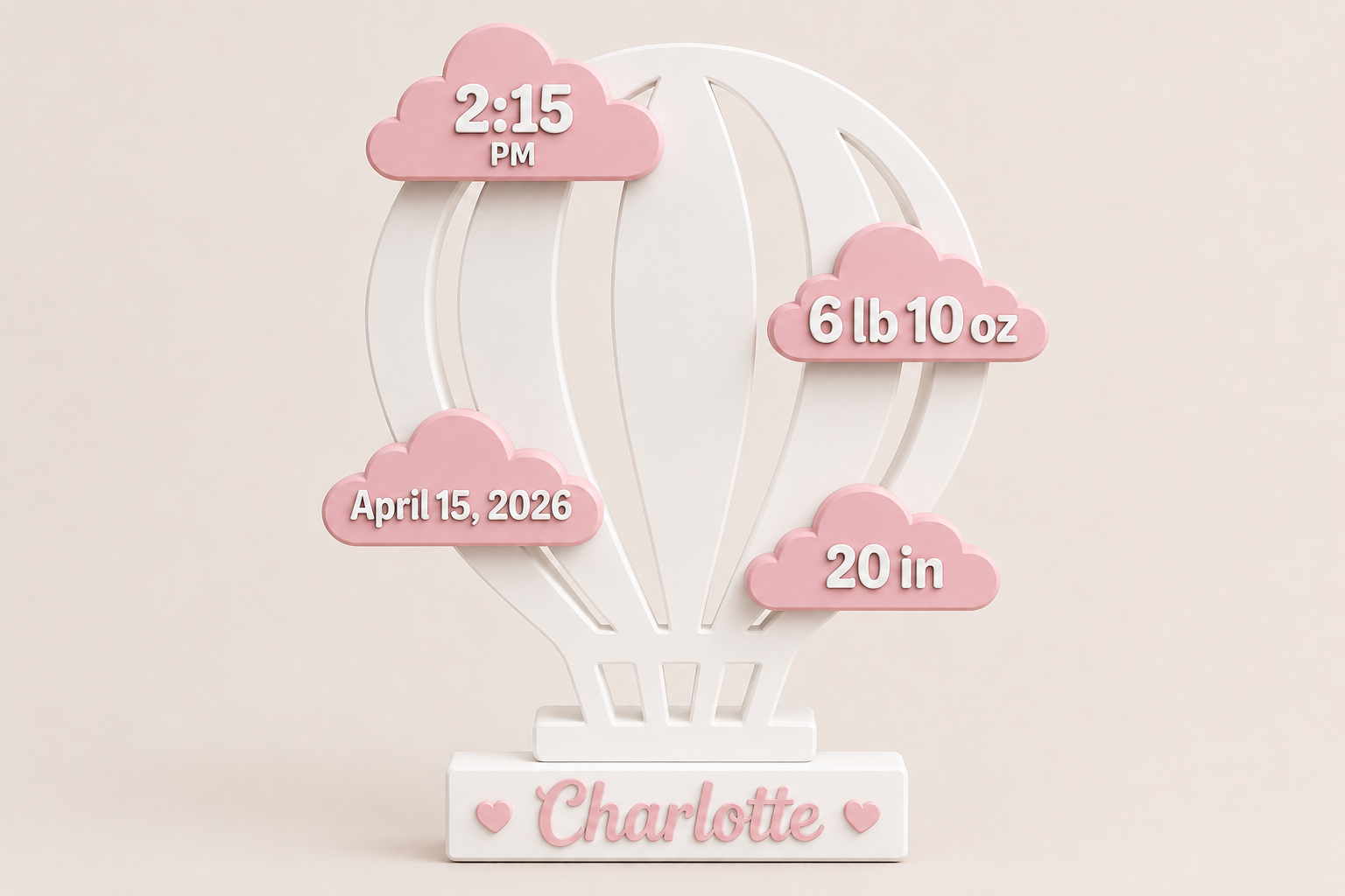 Baby Ballon Nursery Decor