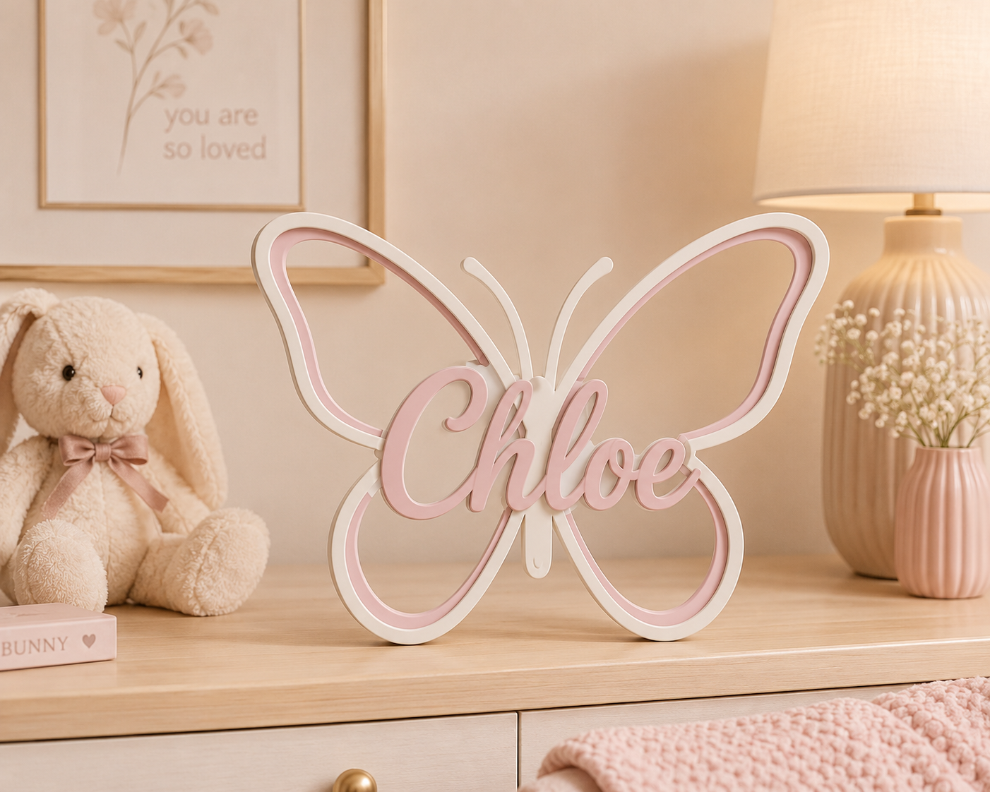 Butterfly Name Sign