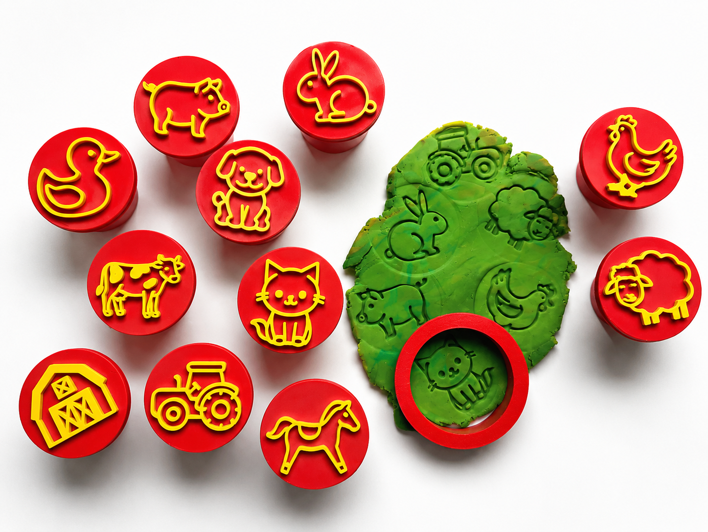 Farm Dough Stamp Set