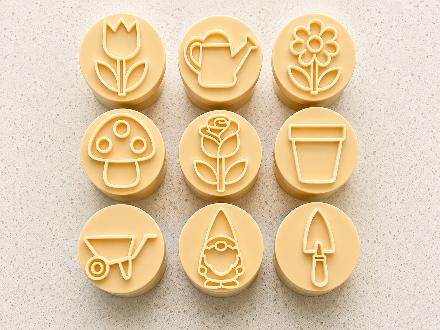 Garden Dough Stamp Set